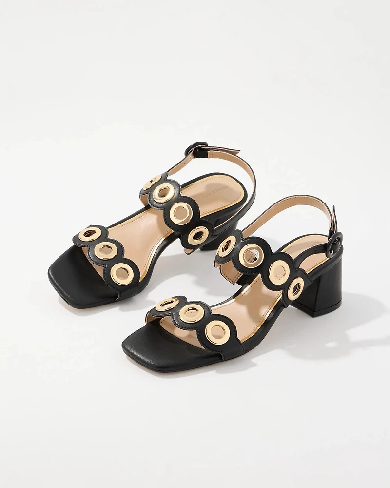 Leather Heeled Sandal