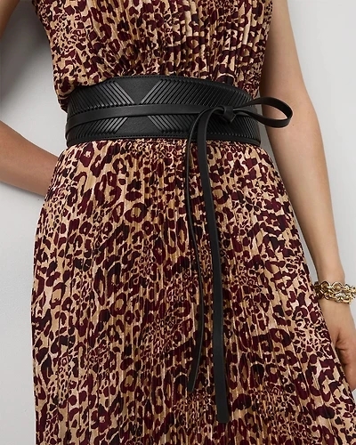 Whip-Stitch Tie Obi Belt