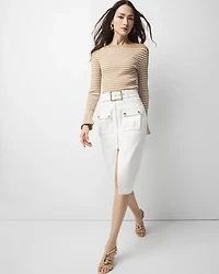 Belted Utility Skirt