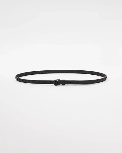 Faux Leather Studded Belt