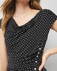 Shirred Midi Dress