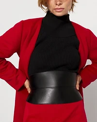 Leather Corset Waist Belt