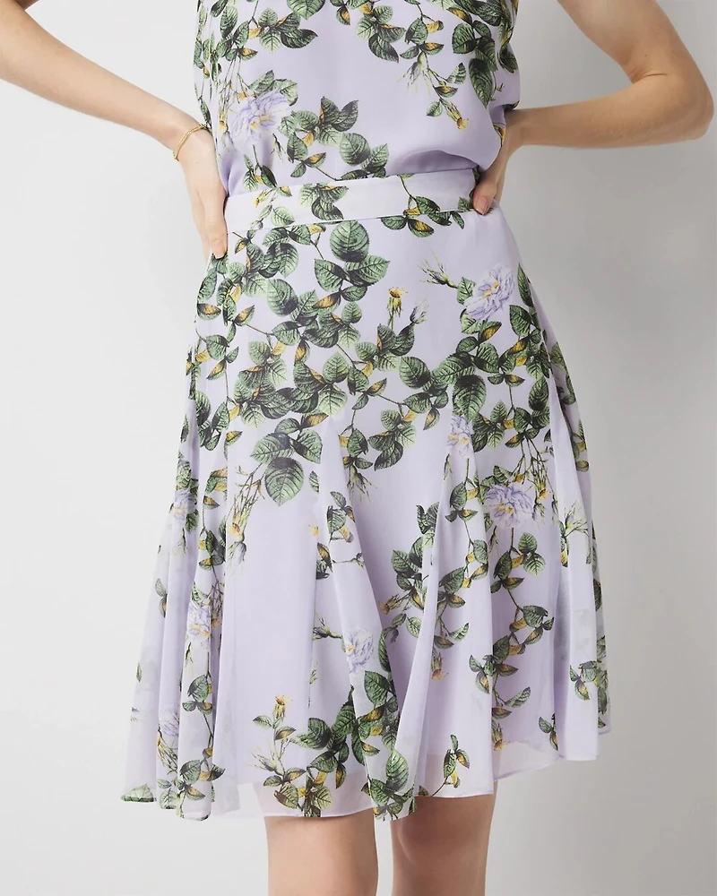 Floral Mini Skirt