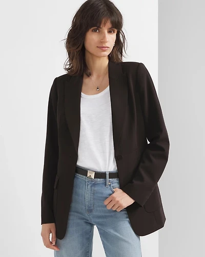 Waist Seam Fluid Blazer