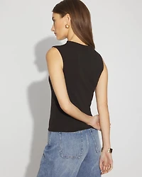 WHBM FORME™ All Ways Stretch High-Crewneck Tank Top