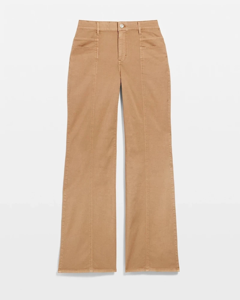 High-Rise Pret Double Pocket Wide-Leg Pant