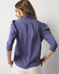 Ruched Sleeve Shirt