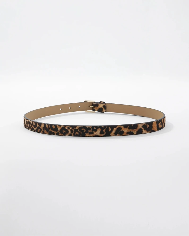 Leopard Skinny Pant Belt
