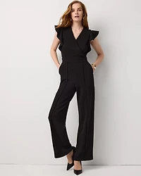 Knit Crepe Jumpsuit