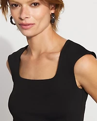 WHBM FORME™ All Ways Stretch Square Neck Top