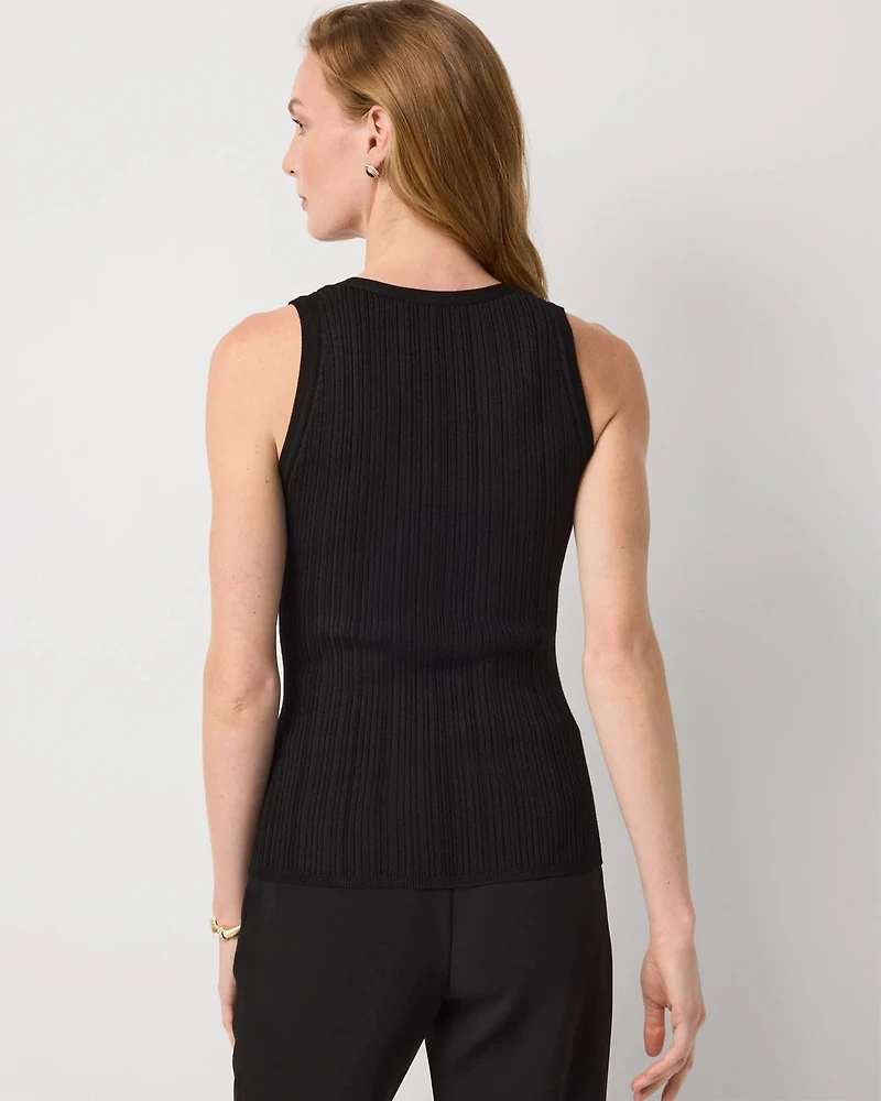 Knit Henley Tank