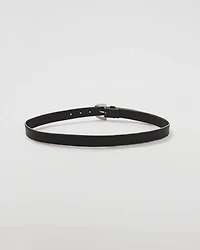 Ball Chain Faux Leather Belt
