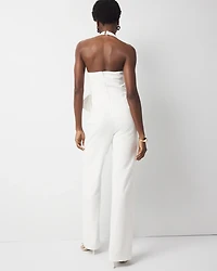 Tie Waist Halter Jumpsuit