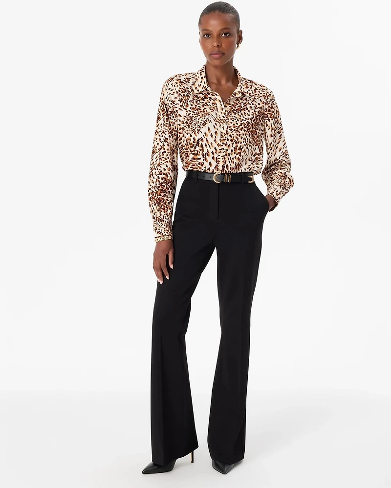 Button Front Collared Shirt