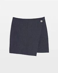 Denim-Look Skort