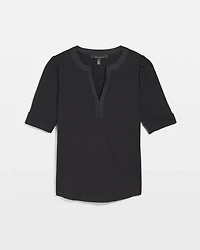 Pleated Sleeve Tee