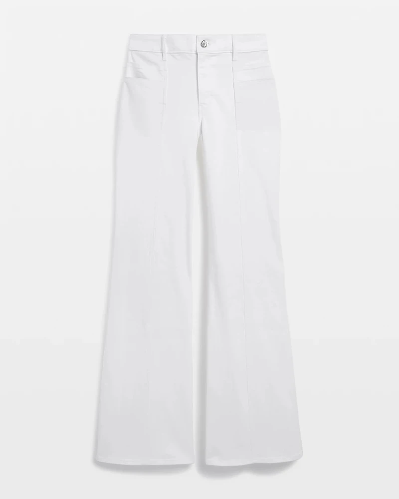 High-Rise Double Pocket Wide-Leg Jean