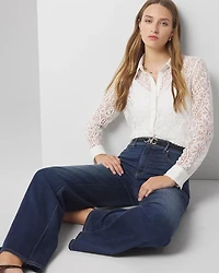 Long Sleeve Lace Shirt