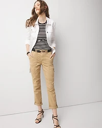 Mid-Rise Pret-A-Pedi Straight Cropped Pants
