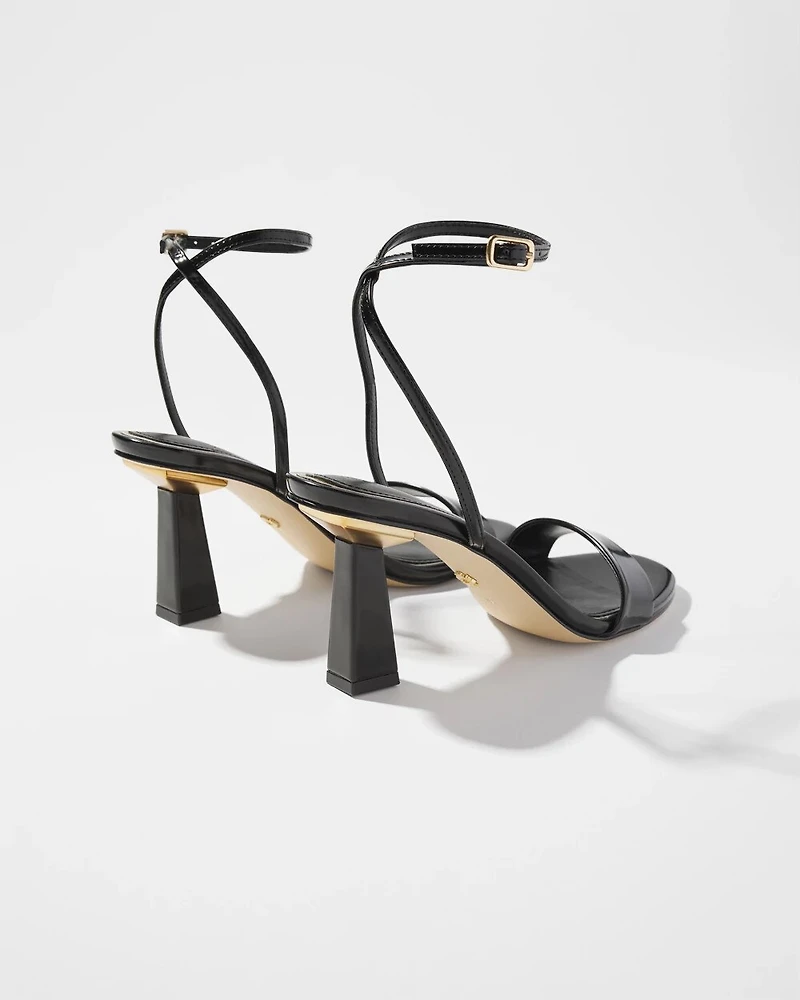 Black Heeled Sandal