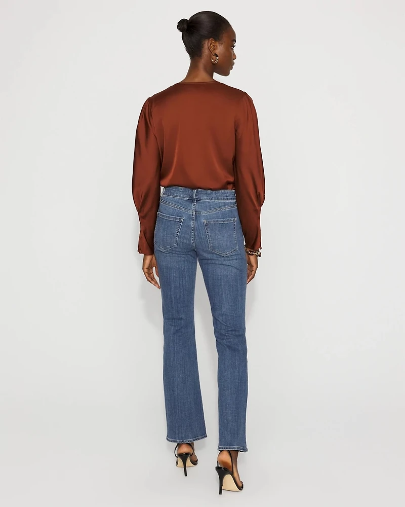 Mid-Rise Bootcut Jean