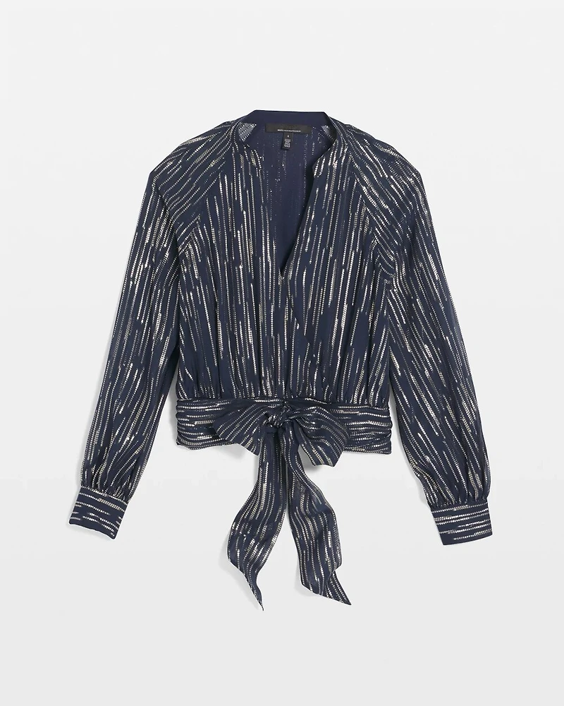 Wrap Waist Blouse