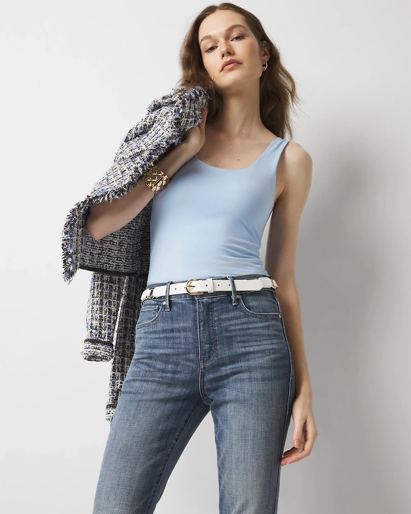 WHBM FORME™ All Ways Stretch Dual Neck Tank