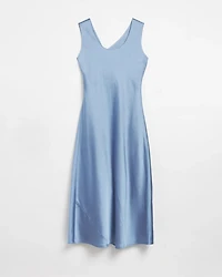 Sleeveless Satin Slip Dress