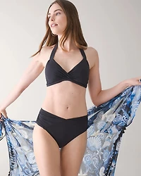 High-Waist Wrap Bikini Bottom