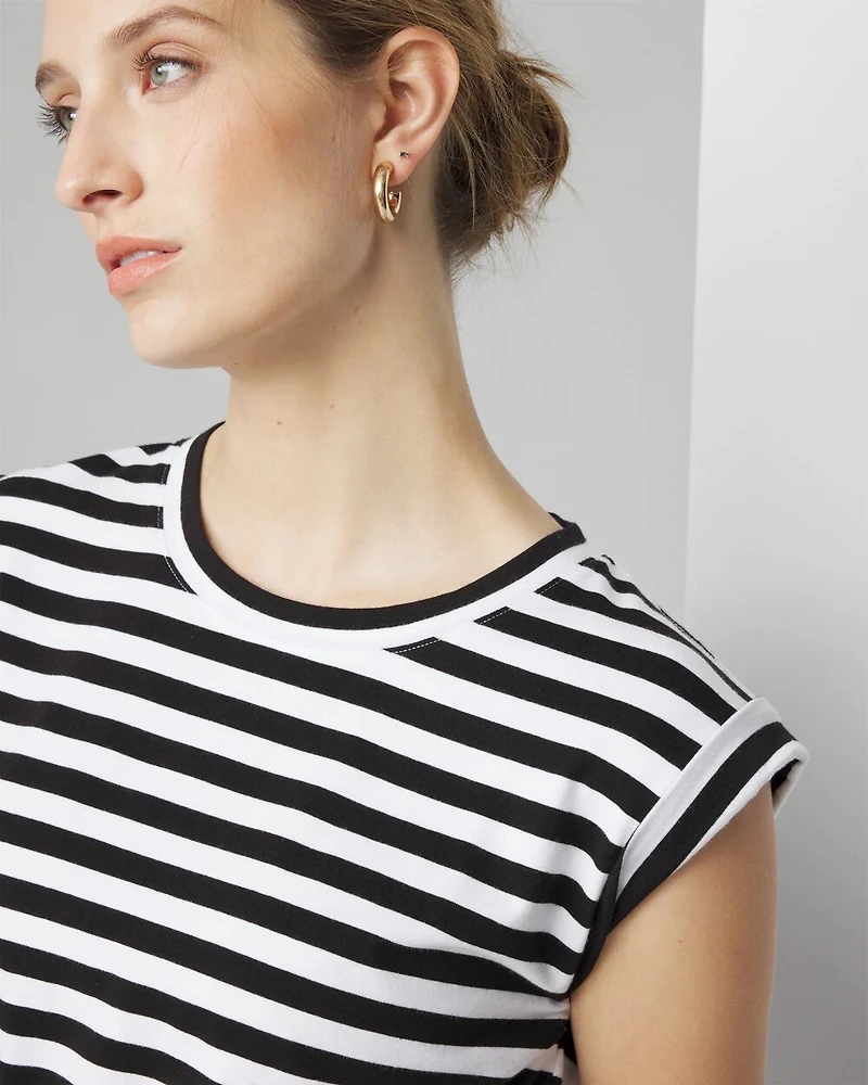Smocked Peplum Tee