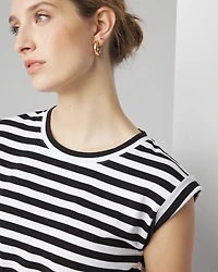 Smocked Peplum Tee