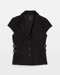 Ponte Short Sleeve Blazer