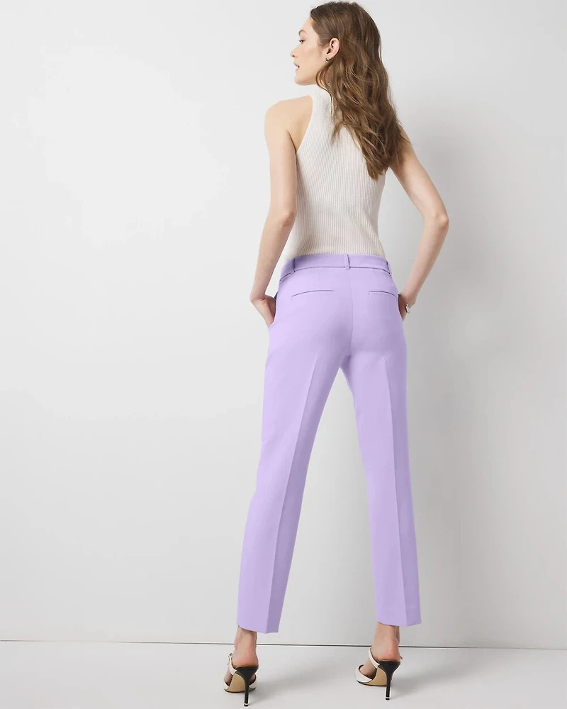WHBM® Elle Slim Ankle Luxe Double Weave Pants