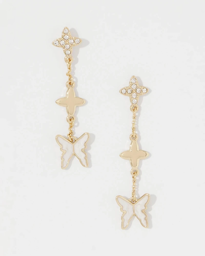 Butterfly Linear Earrings