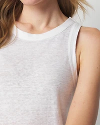 Linen Crewneck Tank