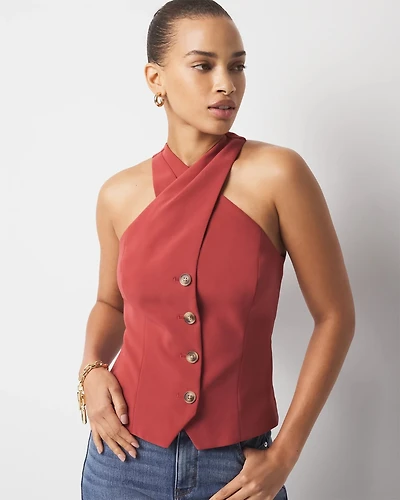 Crossover Halter Vest