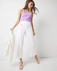 Cropped Wide Leg Pant