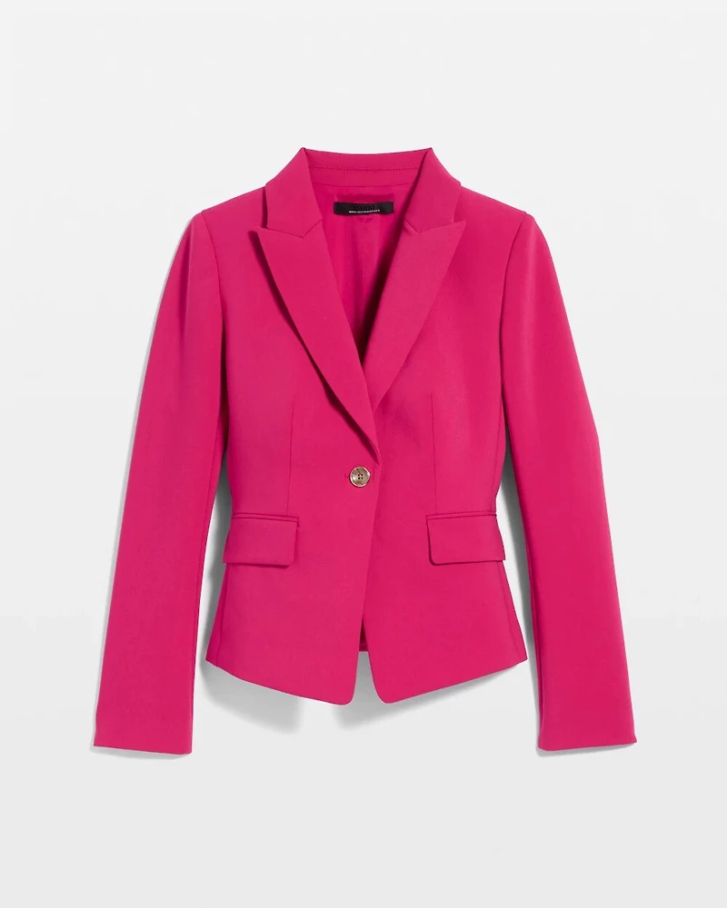 WHBM® Cropped One-Button Blazer