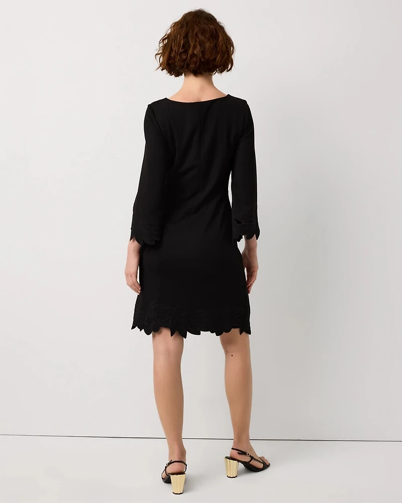 Cutwork Shift Dress