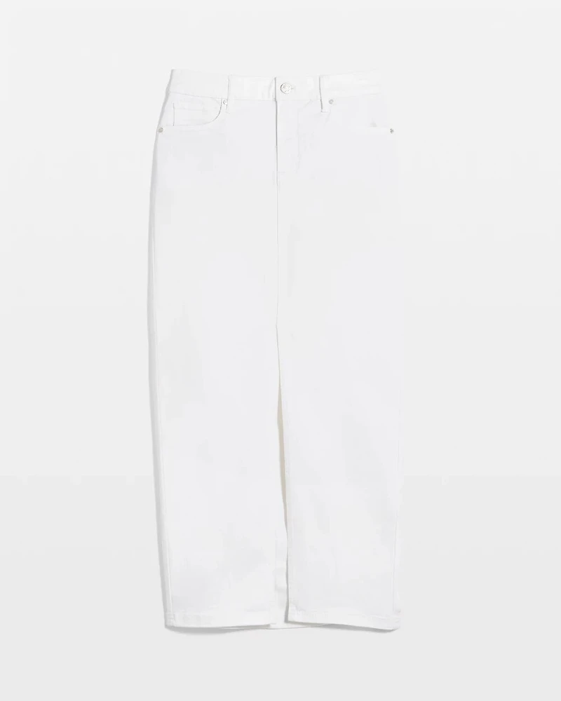 Petite Denim Maxi Skirt