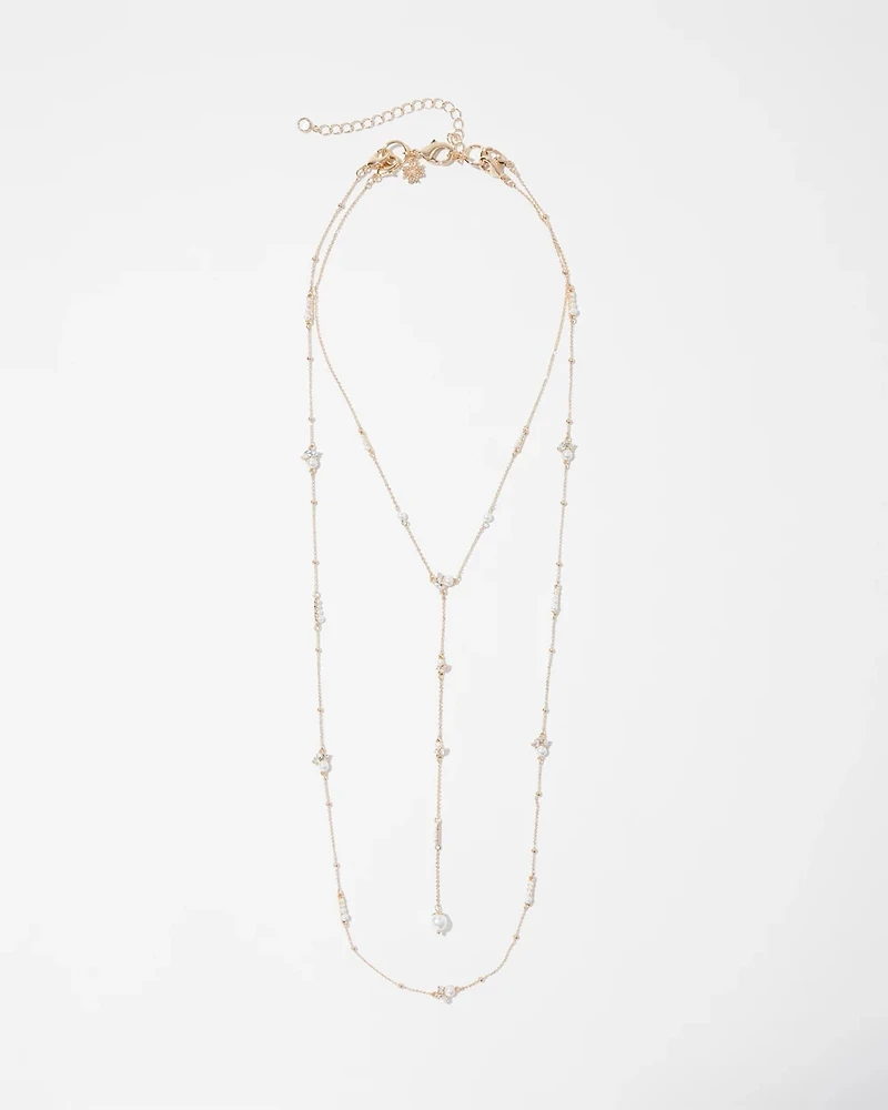 Mixed Media Convertible Y Necklace