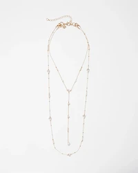 Mixed Media Convertible Y Necklace