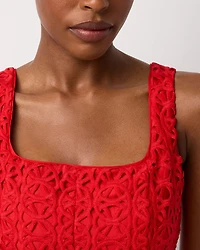 Sleeveless Lace Dress