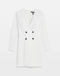 Double-Breasted Blazer Dress