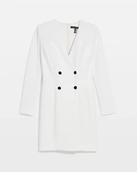 Double-Breasted Blazer Dress