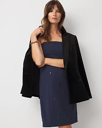 Embellished Strapless Mini Dress