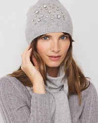 Rhinestone Beanie Hat