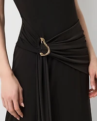 One-Shoulder Matte Jersey Dress