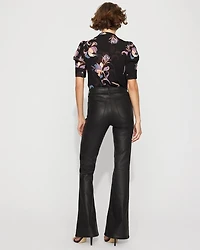 Coated Flare Jean
