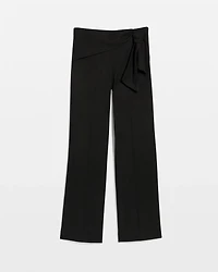 Tie Detail Wide-Leg Pant